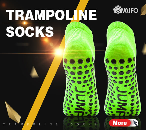 MIFO-Chinese Bulk Trampoline Grip Socks Manufacturer MiFo Custom Non ...